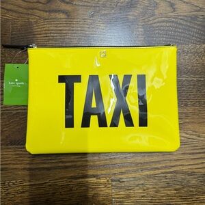 Kate Spade Bright Yellow Taxi Pouch